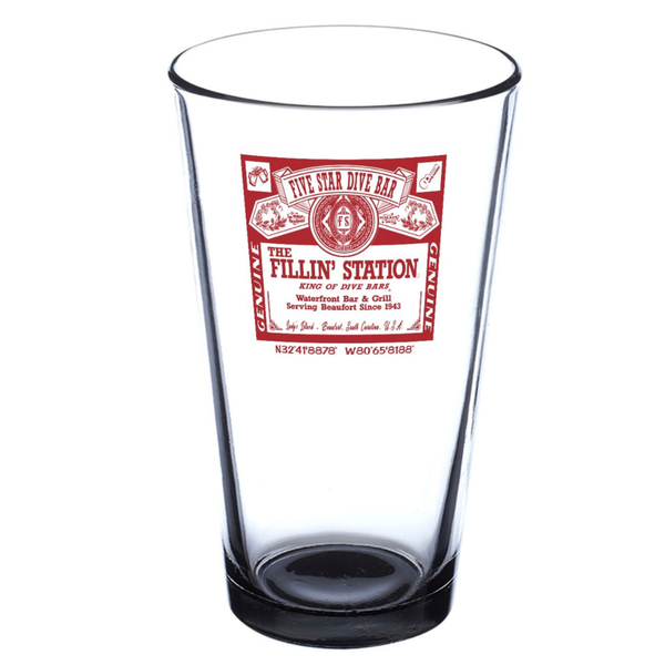 The Fillin’ Station Pint Glass